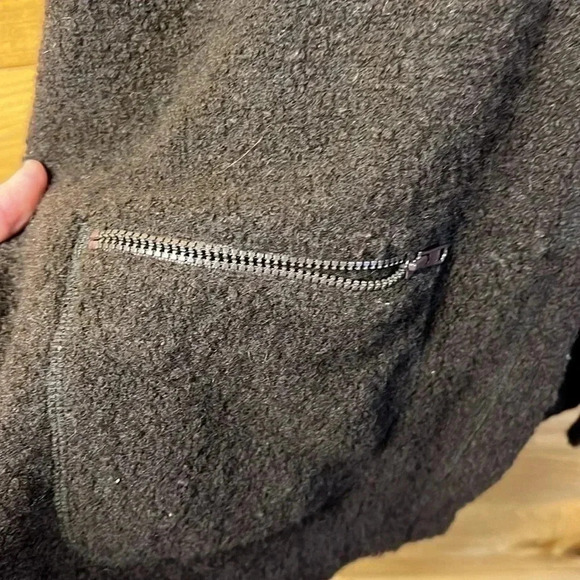 EASTERN MOUNTAIN SPORTS EMS women’s XL‎ LARGE BROWN WOOL CARDIGAN SWEATER winter - Picture 6 of 9